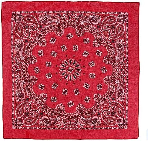 CTM® Modern Paisley 20x20 Cotton Bandana in Kuwait