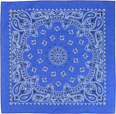 CTM® Modern Paisley 20x20 Cotton Bandana in Kuwait