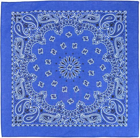 CTM® Modern Paisley 20x20 Cotton Bandana in Kuwait