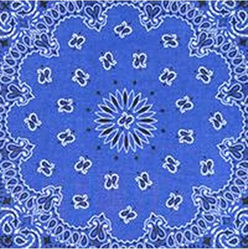 CTM® Modern Paisley 20x20 Cotton Bandana in Kuwait