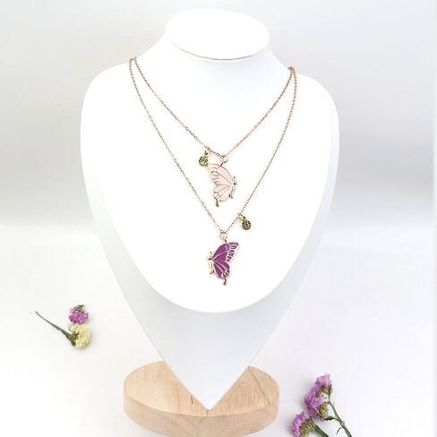 Butterfly Friendship Necklaces and Bracelets BFF Matching Jewelry for 2 Best Friends in Saudi Arabia