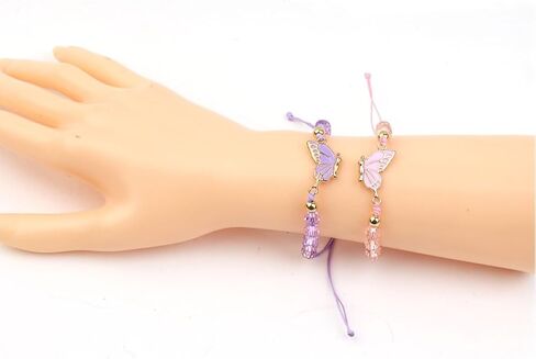 Butterfly Friendship Necklaces and Bracelets BFF Matching Jewelry for 2 Best Friends in Saudi Arabia