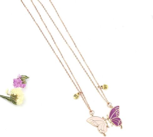 Butterfly Friendship Necklaces and Bracelets BFF Matching Jewelry for 2 Best Friends in Saudi Arabia