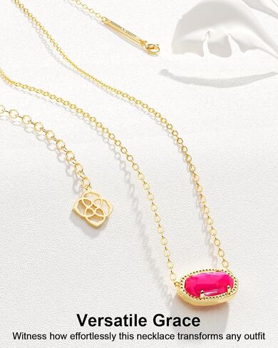 AICase 18K Gold Plated Pendant Necklace for Women,Fashion Jewelry,Anniversary Birthday Gifts for Women/MoM/Sister/Friends/Her/Wife/Grandma/Coworker Mother's Day gifts for MoM in Kuwait