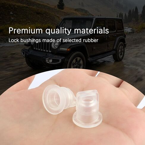 2pcs نقل كبل التحول جلبة الكبل ، FIT OEM# 68064273AB استبدال كابل Shifter Rubber Cable ، ملحقات السيارات الاحترافية متوافقة مع Jeep Wrangler JK 2007-2018 in Saudi Arabia