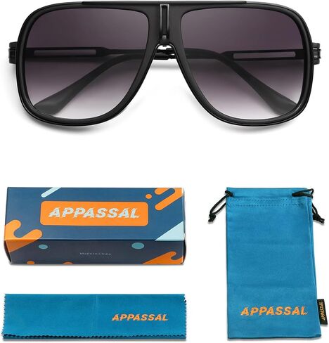 Retro Aviator Sunglasses for Women Men Oversized 70s 90s Square Womens Mens Sunnies AP3683 in Kuwait