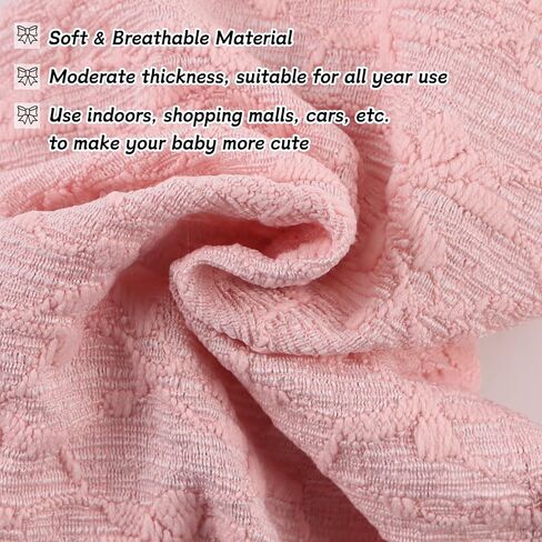 Peecabe Cotton Newborn Baby Girl Hospital Hat Infant Caps Bow Baby Beanie Hats for Girls Spring Summer 0-36 Months in Kuwait