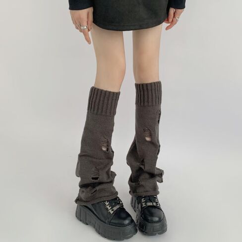 Grunge Leg Warmers Fairy Accessories Ripped Socks Crochet Y2k Leg Sleeve Clothes Aesthetic in Saudi Arabia
