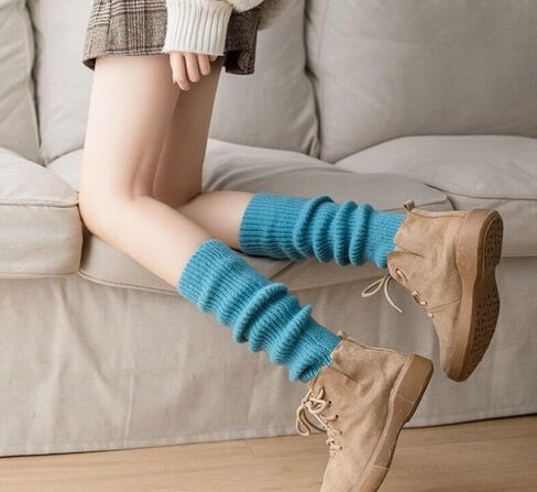 TINTAO Women Fashion Knit Leg Warmers for Women,Stylish Accessories for Outfits for Yoga,Running,Hiking & Sports,#637 in Saudi Arabia