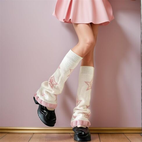HeiBai Xiong Y2K Harajuku Leg Warmers for Women Goth Cute Japanese Punk Rave Emo in Kuwait