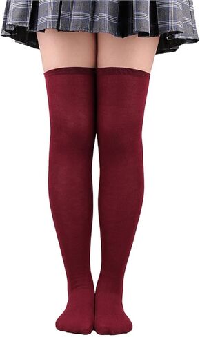 Knee High Socks Women Crazy Socks Striped in Kuwait