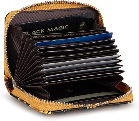 Montana West Rfid Card Holder For Women Compact Credit Card Case Small Card Wallet with Zipper For Female Ladies Lightweight & Easy to Carry in Saudi Arabia