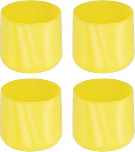 Screw Thread Protector Cover Rubber End Caps, [for Screw, Bolt] - 3/8"(10mm) ID/Yellow/20pcs in Saudi Arabia
