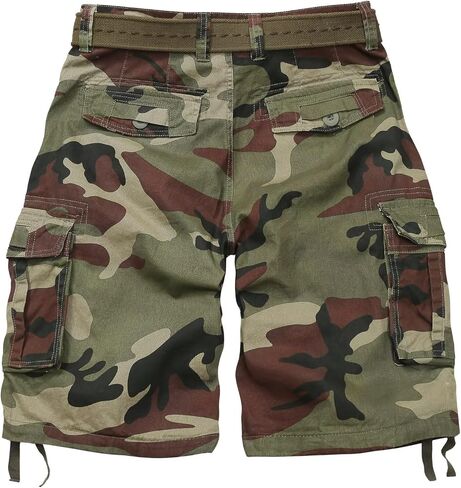 Cargo Short for Men, Relaxed Fit Camo Shorts, Outdoor Hiking Casual Work Bermuda Short with Multi Pockets in Saudi Arabia