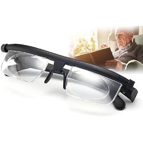 Focus Adjustable Glasses Dial Vision, Focus Adjustable Glasses Dial Vision, Adjustable Vision Eyeglasses Near and Far Sight - 1 PC