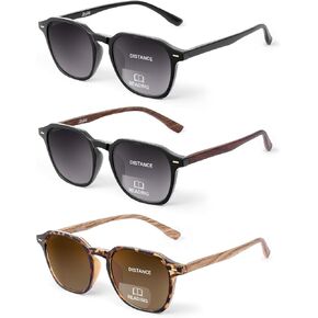 Ladeesse 3 Pack Bifocal Reading نظارات شمسية للرجال والنساء ، نظارات قراء Sun UV400