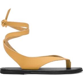 حزام الكاحل صندل مسطح للنساء من الدانتيل المريح حتى الانزلاق t على Flip Flops Flats السيدات