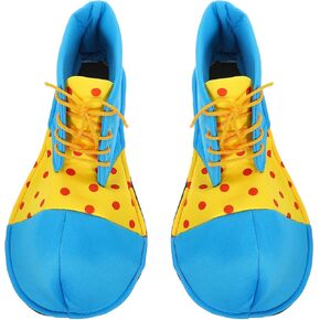 Clown Shoes Large Rainbow Clown Shoes Halloween Unisex Clown Costume Ugly Shoes for Carnival Halloween Cosplay Party