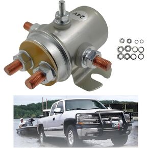 الملف اللولبي الملتوي للملف اللولبي 24V 5-طرفي متوافق مع Ramsey Tulsa Winches Dynches Dynamics Koenig Liftmore PrestoLite 440003 440110 24401-01 Relay Switch