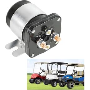 Drive-Up 48 Volt 4 Terminal Lolenoid متوافق مع Club Car 101883601 و Ezgo 73231G01 و Yamaha JR1-H1950-00 950 Series و Titan و Xi-875 Electric ، 1995 وأحدث.