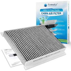 Certified MERV 13 Cabin Air Filter with Activated Carbon, CF11810 for Jeep Renegade, Compass; Alfa Romeo Tonale; Dodge Hornet; Fiat 500L, 500X