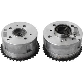 G4FA 1.6 Intake Exhaust Timing Camshaft VVT Sprocket 2Pcs Fits for Hyundai Accent 12-19/ Veloster 12-17, Kia Forte5 14-18/ Rio 12-19/ Soul 12-19 1.6L DOHC-GDI OE 24350-2B600 24370-2B610