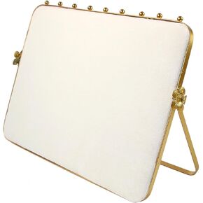 TANG SONG 10.24" Metal Necklace Display Stand for Selling with Velvet, Jewelry Necklace Holder Organizer for Home