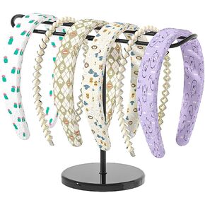 Headband Holder Organizer,Head Band Stand For Girls Room,Mouse Ear Storage For Women,Hair Accessories Display Rack (Metal Golden Headband Holder)