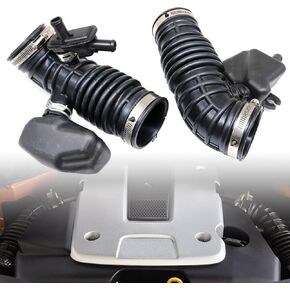 FZJDSD 3.5L Engine Air Intake Hose Compatible with Infiniti FX35 Base Sport 2009-2012,2PCS Left & Right Side Intake Boot Tube Outlet Duct Replace 16576-1CB1A 16576-1CB0A