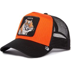 Goorin Bros. Trucker Hat for Men and Women, Orange (The Fierce Tiger), One Size