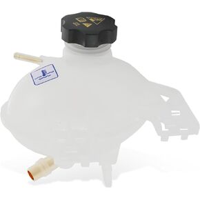 Engine Coolant Recovery Radiator Reservoir Tank with Cap Replacement For Jeep Compass 2017-2022 Replacement For Jeep Renegade 2015-2018 Replacement for Fiat 500X 2016-2018 Replaced 68289857AA Coolant