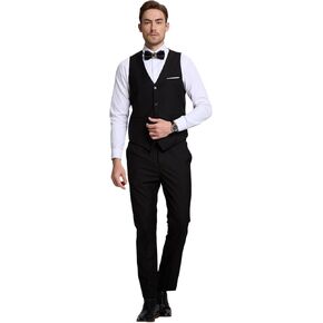 دعاوى رجال 2 قطعة نائمة لليبتك مجموعة V-neck سروال سروال زفاف حفلة موسيقية توكسيدو