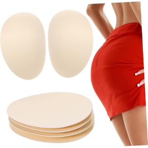 2pairs Reusable Butt Pads for Women Comfortable Hip Lifting Inserts and Soft Hip Cushion for Enhanced Curves for Under Any Clothing