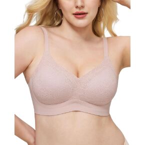 Womens Bras Lace Wireless Seameless Pluded Coverage Coverage Complage Soft No Doy underwire push up up support bralette