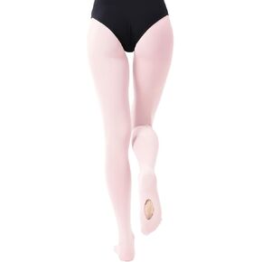 Dance Tights Adult Women, Convertible Tights for Women, Transition Ballet Tights, Soft High Twist Yarn Tights