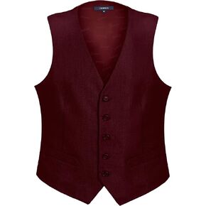 Gioberti Men's Formal Suit Vest Fit for Business or Casual Dress