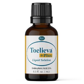 Baar Products Toelieva +Plus Maximum Strength Liquid Solution, Powerful for Toenails & Fingernails, 25% Undecylenic Acid, Tea Tree Oil, Lavender Oil & Vitamin E, 0.5 Oz