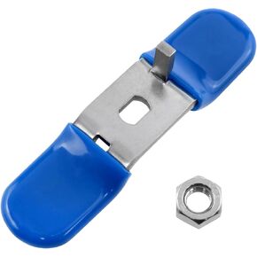 3/4 "صمام الكرة الصمام الصمام الصمام المقبض المقاوم للصدأ واستبداله 1pcs المكسرات الزرقاء (3.38 × 0.85x0.79 بوصة)
