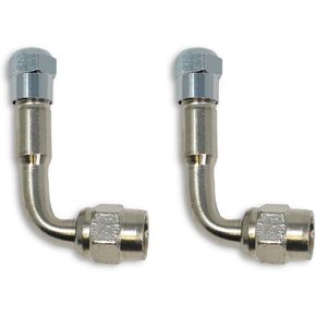 TireMinder 90 Degree Angled Valve Extender, 2 Pack