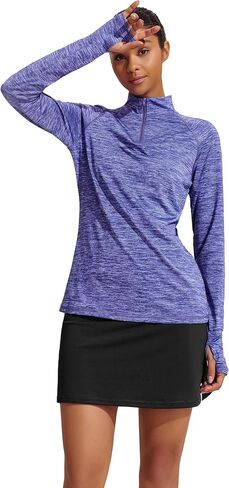 Ekouaer Golf Skorts for Woman High Waisted Active Skort Lightweight Tennis Skirt with 2 Pockets Workout Pickleball Sports in Saudi Arabia