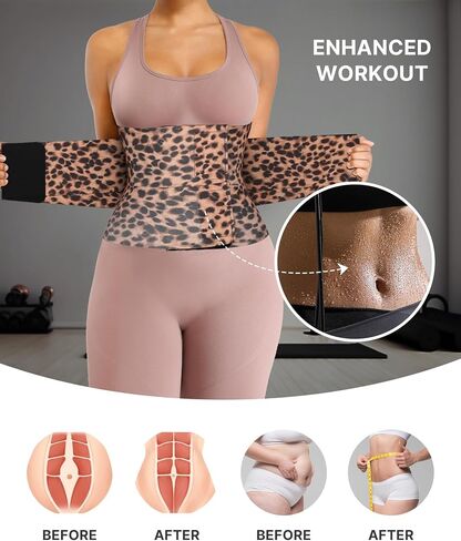 SHAPELLX Waist Trainer for Women Waist Cincher Corset Shapewear Body Shaper Tummy Control Stomach Belt Postpartum Band in Kuwait