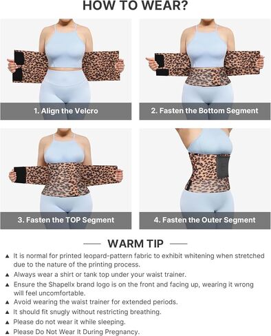 SHAPELLX Waist Trainer for Women Waist Cincher Corset Shapewear Body Shaper Tummy Control Stomach Belt Postpartum Band in Kuwait