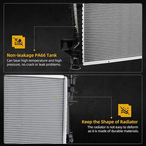 DWVO المبرد المبرد الكامل متوافق مع 2005-2007 كرايسلر تاون آند كانتري دودج جراند كارافان 3.3L 3.8L V6 in Kuwait