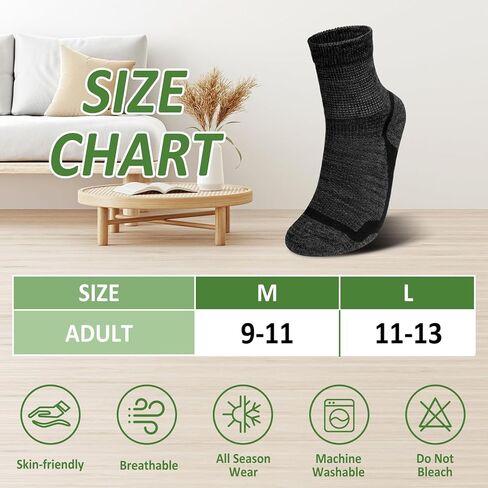 Artfasion Bamboo Viscose Diabetic Socks: 5 Pairs Non-Binding Wide Hospital Ankle Socks for Men Women Elderly Pregnant in Kuwait