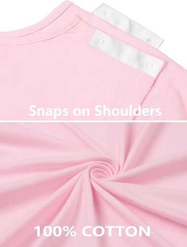 AVIIER 100% Cotton Hospital Gowns for Women Open Back Tear Away Post Shoulder Surgery Dress Adaptive Clothing Nightgowns in Kuwait