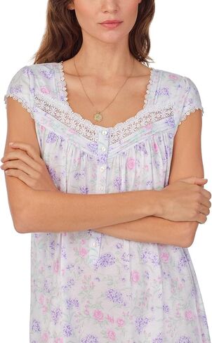 Eileen West Women's Cap Sleeve Knit Waltz Gown in Saudi Arabia