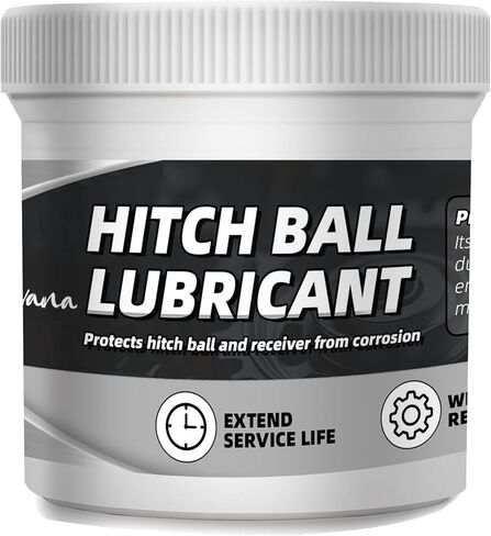 4 oz Trailer Hitch Ball Grease, Includes 2 Trailer Ball Head Covers, Lubricant for Trailer Locks, Reduces Friction & Wear, No More Grease Stains, Ideal for Dump, Travel, and Camper Accessories in Saudi Arabia