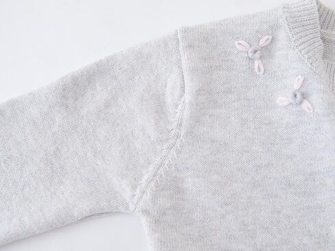 Yanmucy Toddler Little Girls Cardigan Long Sleeve Cotton Sweater Toddler Kids Lightweight Knit Button Cover Up for 1-8 Years in Saudi Arabia