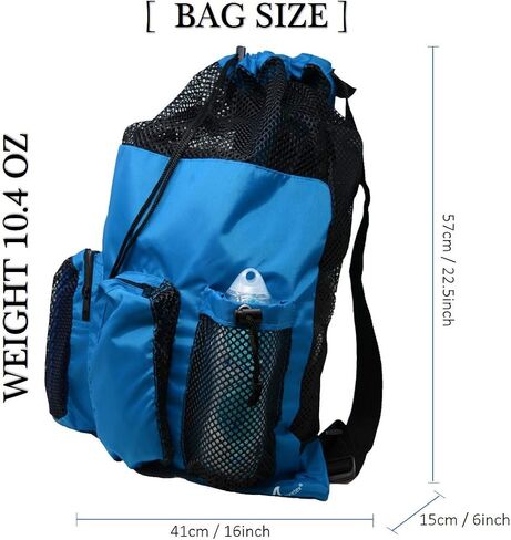 Adoretex Quick Dry Mesh Equipment Sport Drawstring Gym Swim Bag in Saudi Arabia