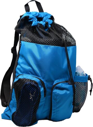 Adoretex Quick Dry Mesh Equipment Sport Drawstring Gym Swim Bag in Saudi Arabia